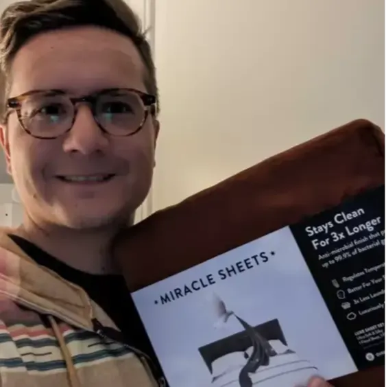 Miracle Sheets User Thomas W. Review Image