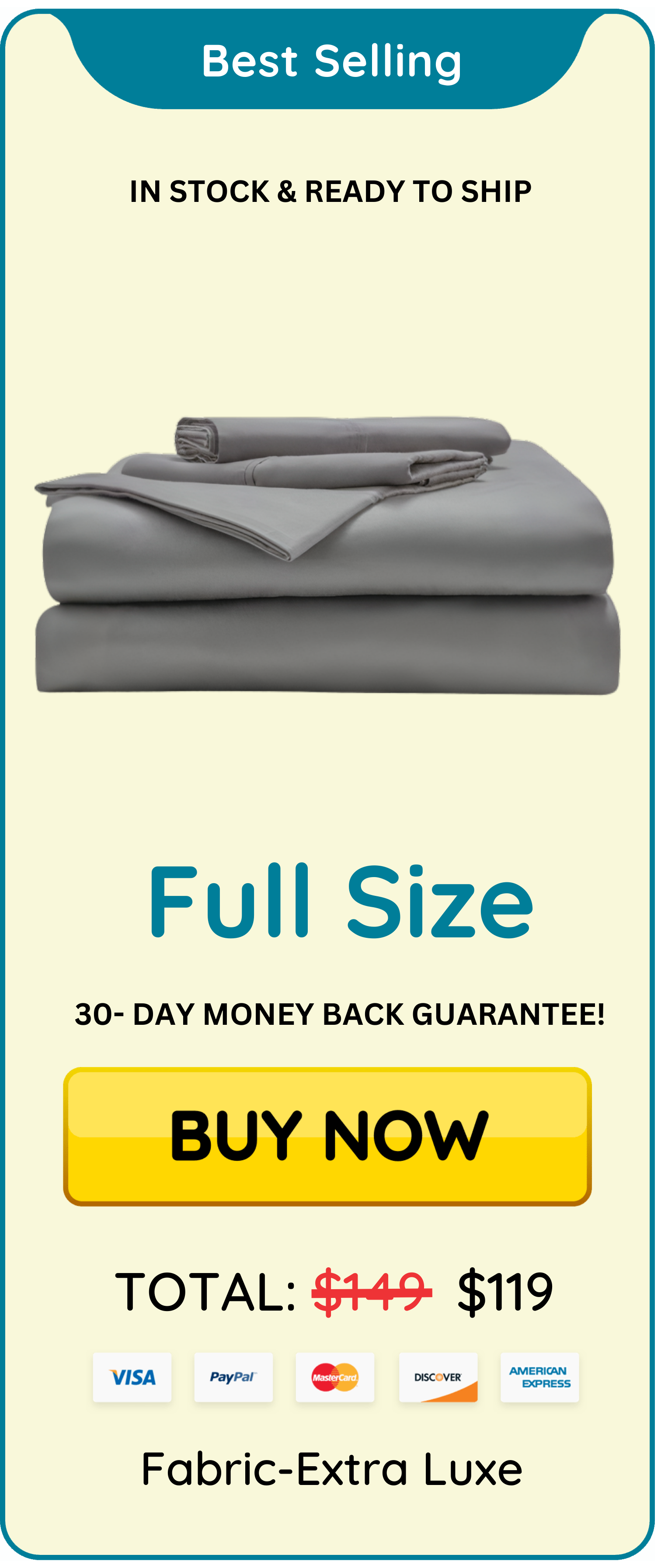 Miracle Brand Sheets full size discount package